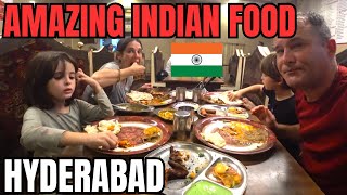 FOREIGNERS Try FAMOUS INDIAN FOODS In HYDERABAD 🇮🇳 [upl. by Orpah809]