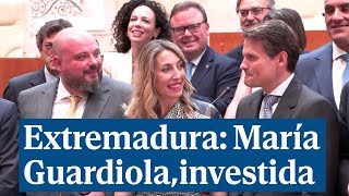 María Guardiola investida presidenta de Extremadura [upl. by Asyram5]