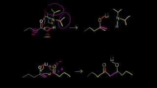 Mixed crossed aldol condensation using a lithium enolate  Organic chemistry  Khan Academy [upl. by Emilie]