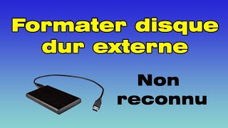 Comment formater un disque dur externe non reconnu et non alloué Windows 10 [upl. by Monti560]