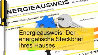 Energieausweis Die wichtigsten Infos [upl. by Asaeret]