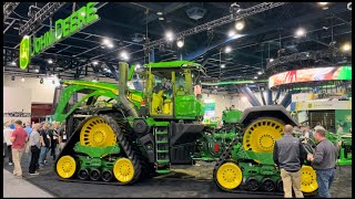 John Deere 9RX 830 at 2024 Commodity Classic  830 HP  No DEF [upl. by Beghtol]