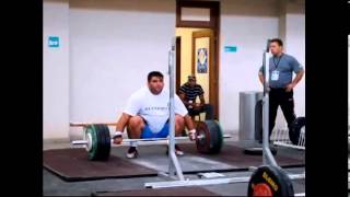 Hossein Rezazadeh 180kg Power Snatch [upl. by Birgitta922]