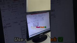 Use of Goal Seek Formula in Excel ytshorts computereducational microsoftoffice [upl. by Picco]