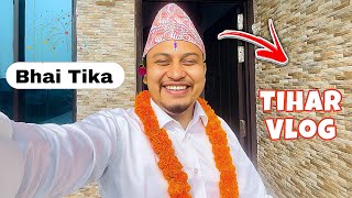 Tihar Vibes in Nepal  Bhai Tika and Deusi Bhailo Moments  Nav Khadka [upl. by Santana]