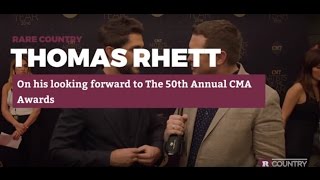 Thomas Rhett Looking Forward to the CMAs 50th Awards [upl. by Goldstein]