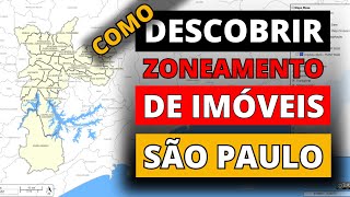 Como descobrir o ZONEAMENTO de um imóvel em São Paulo [upl. by Etteuqram796]