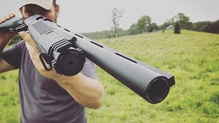 ADLER A110 SHOTGUN First shots and run by [upl. by Aninotna]