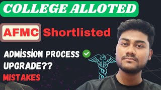 Finally College Alloted   AFMC Shortlisted  Counselling Process  ASMC [upl. by Brenton99]