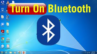 How to turn on bluetooth on windows 7 [upl. by Oivat]