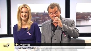 Blooper Tyfonens namn får Jenny att bryta ihop  igen  Nyhetsmorgon TV4 [upl. by Gilliam500]