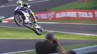 Cadwell Park Crashes amp Highlights British Superbikes BSB Test Day 24824 [upl. by Sells]