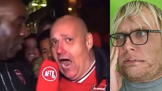 AMERICAN REACTS TO ANGRIEST FOOTBALL FANS [upl. by Stochmal599]