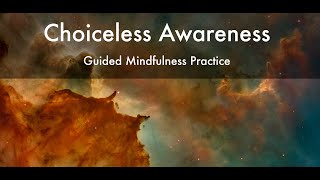 Choiceless Awareness Meditation  12 minutes [upl. by Assener]