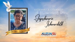 Live Streaming Uitvaart amp Crematie Jogeshwarie Ishwardath ॐ [upl. by Pelage660]