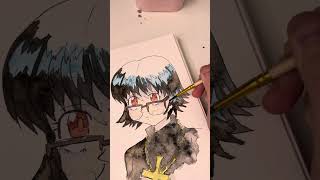 Draw Shizuku from HxH with Aquarell [upl. by Odnanreh]