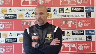 INTERVIEW  Denny Ingram after today’s match v Consett AFC [upl. by Rugen]