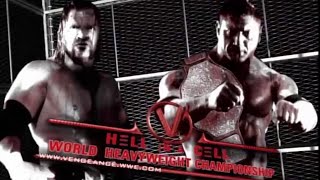 WWE Vengeance 2005 Batista c vs Triple H Hell In A Cell Match [upl. by Deeraf795]