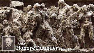 Artist Honore Victorin Daumier 1808  1879 French Painter Sculptor amp Printmaker  WAA [upl. by Nakhsa]