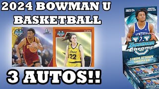 202324 Bowman University Chrome Basketball Hobby box  We plucked a monster [upl. by Ecnerol]