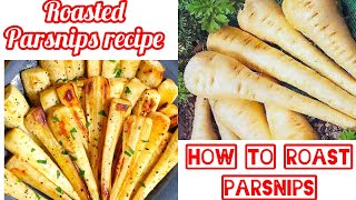 roast parsnips recipe [upl. by Fadiman449]