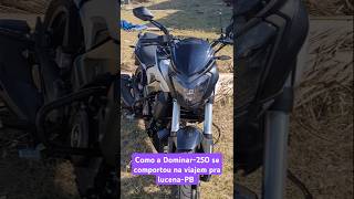 Dominar250 minha opinião sobre ela pra viajar longas distâncias dominar250 bajaj honda yamaha [upl. by Yblehs]