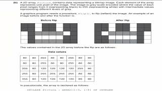 Computer Science 9618 Paper 2 1D And 2D Array Question Walkthrough [upl. by Marguerite]