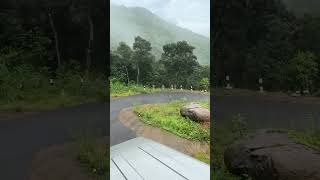 Mahendragiri hill road 😍😍😊😊 hillsstation travel nature hillsarea love hillway hillroad [upl. by Ekoorb]