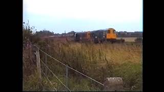 20075 and 20187 at Barkby Thorpe and trains at Harringworth Viaduct [upl. by Kuhlman997]