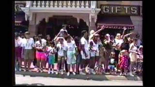 Disneyland Parade  35th Anniversary August 1990 [upl. by Aerdnek]