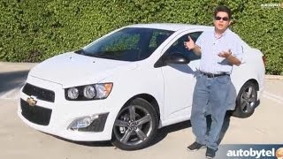 2014 Chevrolet Sonic RS 14L Turbo Test Drive Video Review [upl. by Nylirem]