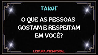 O QUE AS PESSOAS GOSTAM E RESPEITAM EM VOCÊ Tarot com Chris Vianna tarô tarot baralhocigano [upl. by Muncey]