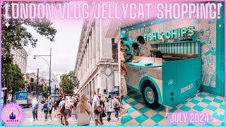 London Vlog Selfridges New Jellycat Fish amp Chip Experience July 2024 Hamleys Harry Potter Loungefly [upl. by Otipaga]