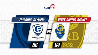 Fribourg Olympic vs Vevey Riviera Basket  Game Highlights [upl. by Nessi50]