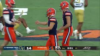 Highlights  Syracuse vs Georgia Tech [upl. by Ulises465]