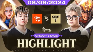 HIGHLIGHT FPT vs SGP  CHẤM DỨT CHUỖI BẤT BẠI  VÒNG BẢNG GĐ1  ĐTDV MÙA ĐÔNG 2024 NGÀY 0809 [upl. by Yelnats]