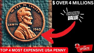 DO YOU HAVE THESE TOP 4 Lincoln Wheat Pennies That Could Make Millionaire [upl. by Karame924]