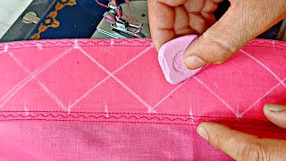 mohridesign salwar mohriponcha design  Sewing Full toturial  DIY at home [upl. by Gustav]