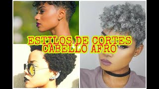 ESTILOS DE CORTE PARA CABELLO RIZADOAFRO😱😍 [upl. by Okimuk]