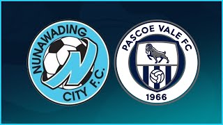 VPL Mens Round 14 Nunawading City FC v Pascoe Vale FC [upl. by Marlie]