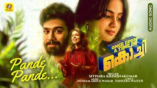 Pande Pande  ONCE UPON A TIME IN KOCHI Movie Audio Song  Nadirsha  Sithara [upl. by Ymmat363]