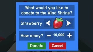 Donating 10000 Strawberries OP Rewards  Galentines Blessing Bee Swarm Simulator [upl. by Nalad]