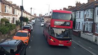 FRV Go Ahead London bus route 212 Chingford Station to St James Street [upl. by Akcemat]