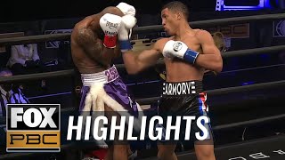 Morrell Jr dominates Allen to win Interim WBA Super Middleweight Title  HIGHLIGHTS  PBC ON FOX [upl. by Ahsirtap]