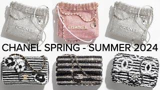 CHANEL SPRINGSUMMER COLLECTION 2024 ❤️ CHANEL EVENING BAGS [upl. by Steinway]