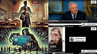 Medicare Advantage a full out scam TikTok influencer gets HarrisTrump difference Graham implodes [upl. by Innis]