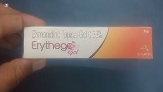 Erythego Gel  Brimonidine Topical Gel Uses  Erythego Gel Uses Side effects Benefits Dosage Fayde [upl. by Ximenez]