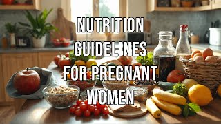 Nutrition Guidelines for Pregnant Women [upl. by Nej7]