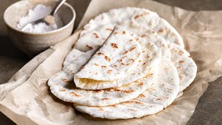 3 Ingredient Flatbread no gluten no yeast no oil  Real Food Healthy Body [upl. by Theresita]