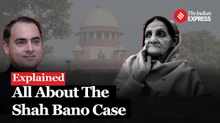 Explained What Was Shah Bano Case  Maintenance For Divorced Muslim Women [upl. by Khorma847]